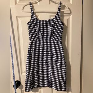 J Crew gingham mini dress size 2